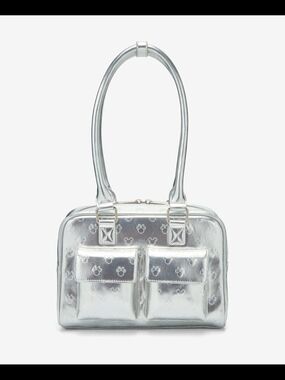 Loungefly Dianey Minnie Silver Metallic  Purse